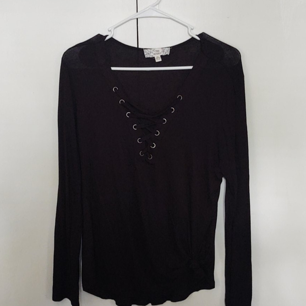 Black long sleeve shirt